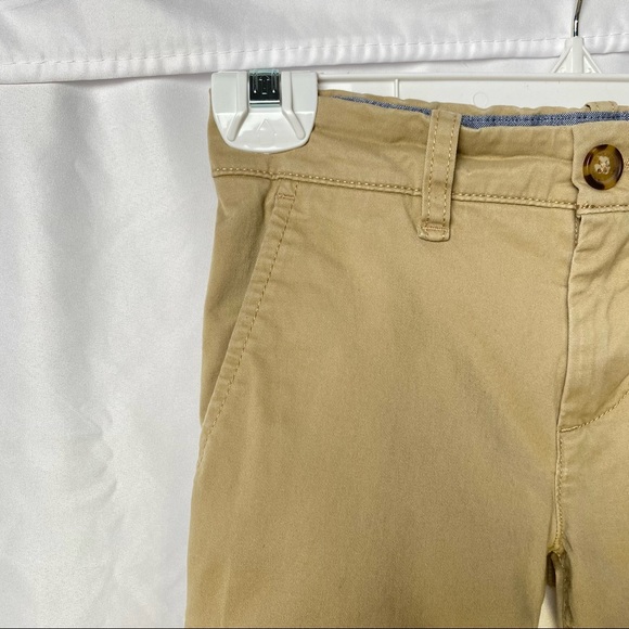 Tommy Hilfiger Pants Boys Small Sz 8 Beige Stretch Chino Khaki Slim Fit Trousers - Picture 3 of 15